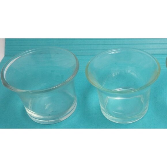 Clear Glass Votive Candle Holders Tealight Crafting Floral Wedding lot 2 - Picture 1 of 6